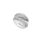 Cartier 18k White Gold Panthere Glyph Diamond Ring // Ring Size: 5.75 // Pre-Owned