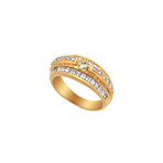 Estate 18k Yellow Gold Diamond Ring // Ring Size: 6.25 // Pre-Owned