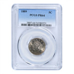 1889 Liberty Head Nickel PCGS Certified PR64
