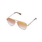 Unisex High Key Mini Sunglasses // Rose