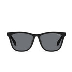Unisex Reckless Polarized Sunglasses // Matte Black + Smoke