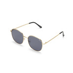 Unisex Jezabell Sunglasses // Gold + Smoke