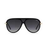 Women's Empire Sunglasses // Black + Smoke