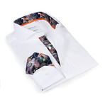 Hunter Button-Up Shirt // White Camouflage (L)