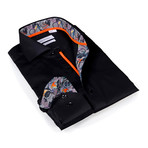 Kelton Button-Up Shirt // Black + Camo (2XL)