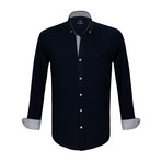 Emery Dress Shirt // Navy (XL)
