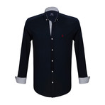 Ruben Dress Shirt // Navy (XL)