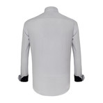 Mauricio Dress Shirt // White + Navy (L)