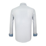 Rey Dress Shirt // White + Blue (L)