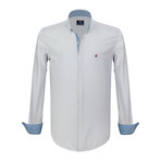 Rey Dress Shirt // White + Blue (XL)
