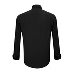 Mathias Dress Shirt // Black + Gray (M)
