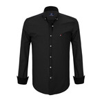 Mathias Dress Shirt // Black + Gray (L)