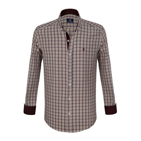 Jax Dress Shirt // Brown (S)