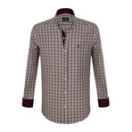 Jax Dress Shirt // Brown (L)