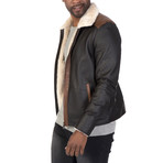 Lenox Leather Jacket // Brown (L)