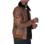 Wall Leather Jacket // Chestnut (S)