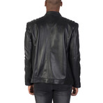 Eldridge Leather Jacket // Black (2XL)