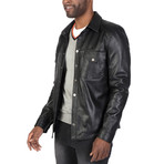 Lafayette Leather Jacket // Black (XL)