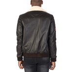 Steinway Leather Jacket // Brown (L)