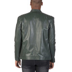 Wooster Leather Jacket // Green (M)