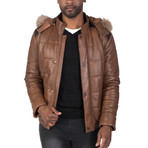 Bleecker Leather Jacket // Chestnut (M)