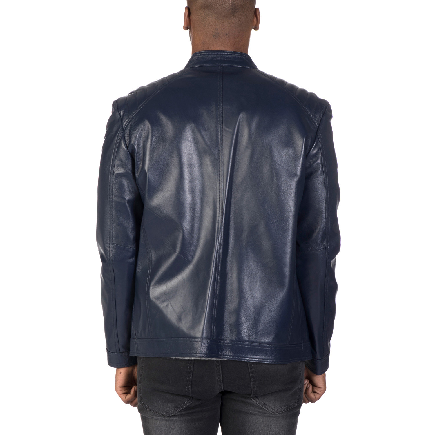 Canal Leather Jacket // Navy (S) - Giorgio di Mare - Touch of Modern