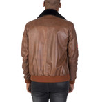 Wall Leather Jacket // Chestnut (XL)