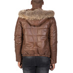 Bleecker Leather Jacket // Chestnut (2XL)