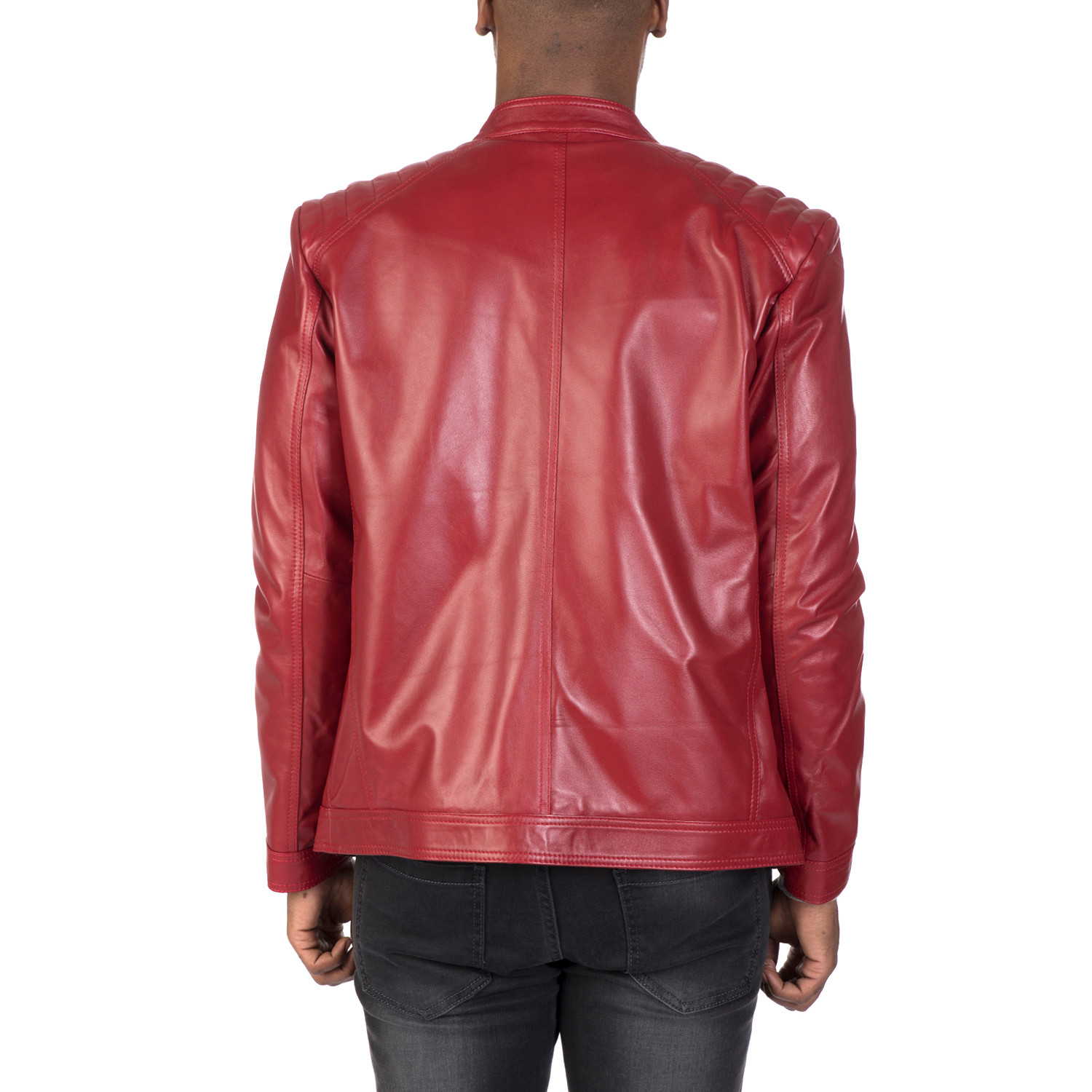 Mercer Leather Jacket // Red (S) - Giorgio di Mare - Touch of Modern