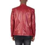 Mercer Leather Jacket // Red (S)