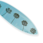 Easy Palm Trees No. 01 (Surf) // High Gloss Panel (12"W x 42"H x 0.5"D)