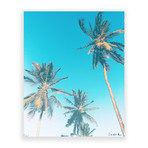 Easy Palm Trees No. 02 // High Gloss Panel (12"W x 15"H x 0.5"D)