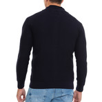 Everest Full Zip Sweater // Navy (S)