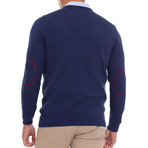 Sourty V-Neck Pullover // Indigo (XL)