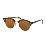 Men's Clubround Sunglasses // Tortoise + Brown Classic