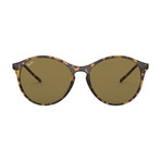 Men's Round Sunglasses // Tortoise + Brown Classic