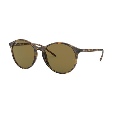 Men's Round Sunglasses // Tortoise + Brown Classic