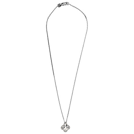 Louis Vuitton Platinum Ardentes Diamond Necklace // Pre-Owned
