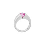 Boucheron 18k White Gold Pink Sapphire Ring // Ring Size: 6 // Pre-Owned