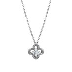 Louis Vuitton Platinum Ardentes Diamond Necklace // Pre-Owned