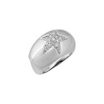 Chanel 18k White Gold Comete Diamond Ring // Ring Size: 5.25 // Pre-Owned