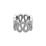 Boucheron 18k White Gold Pave Diamond Ring // Ring Size: 5.25 // Pre-Owned