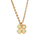 Chanel 18k Yellow Gold Peridot Necklace // Pre-Owned