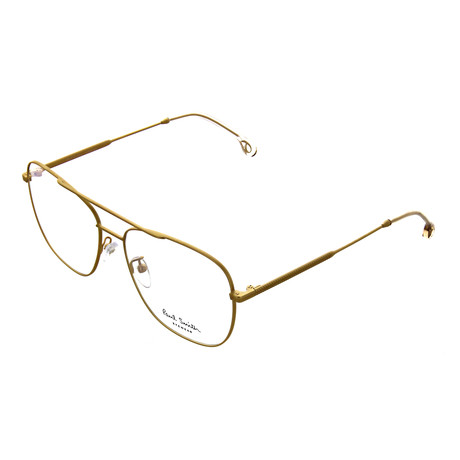 Unisex Avery Pilot Optical Frames // Matte Gold (Size 56-17-145)