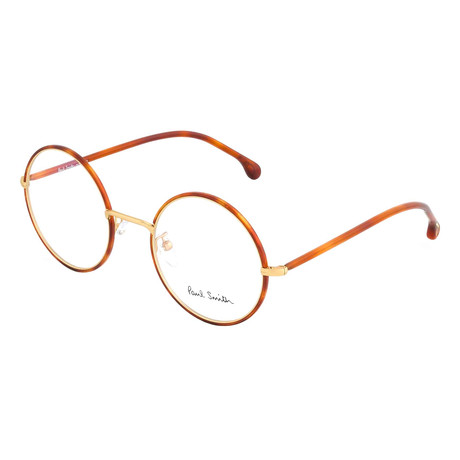Paul Smith // Unisex Alford Round Optical Frames (Black Ink + Gold)