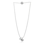 Gucci Sterling Silver Pendant Necklace IV