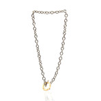Gucci Sterling Silver Lariat Necklace