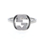Gucci 18k White Gold Ring // Ring Size: 7.5