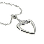 Gucci Sterling Silver Heart Necklace I