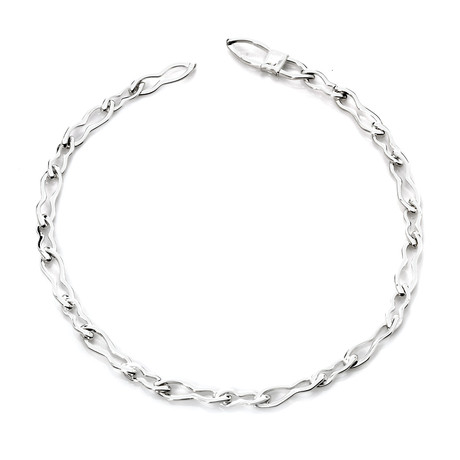 Gucci Sterling Silver Chain Necklace III
